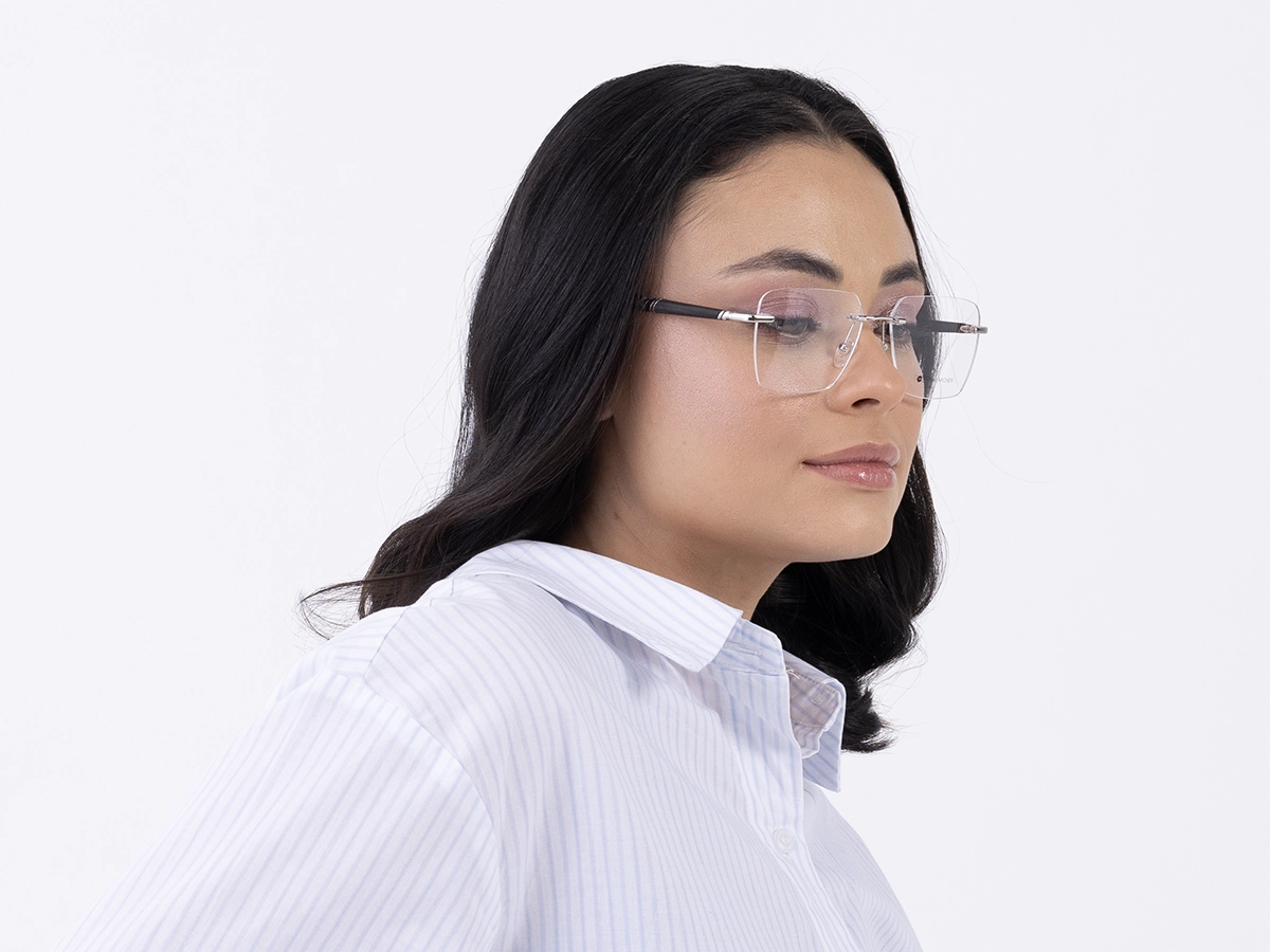 Rimless Prescription Eyeglasses 53
