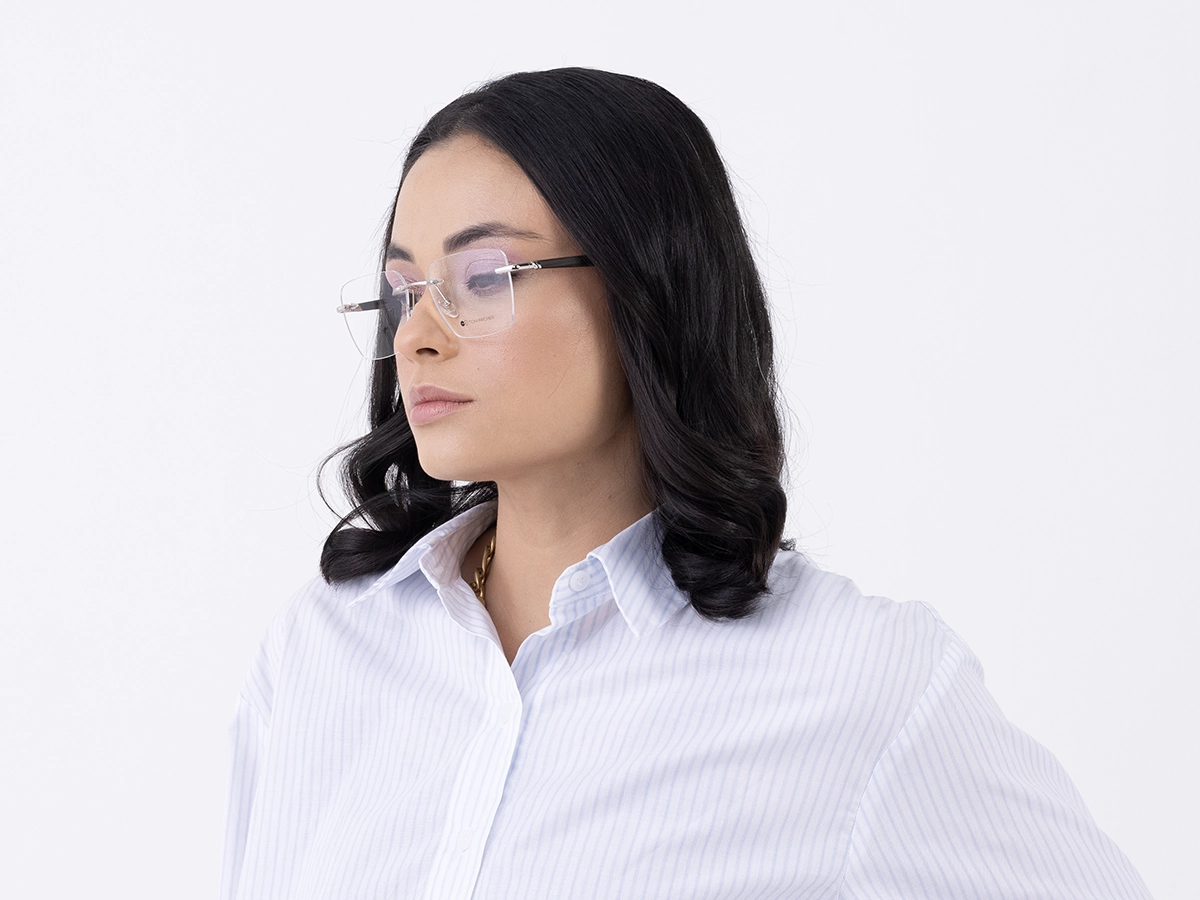 Rimless Prescription Eyeglasses 52