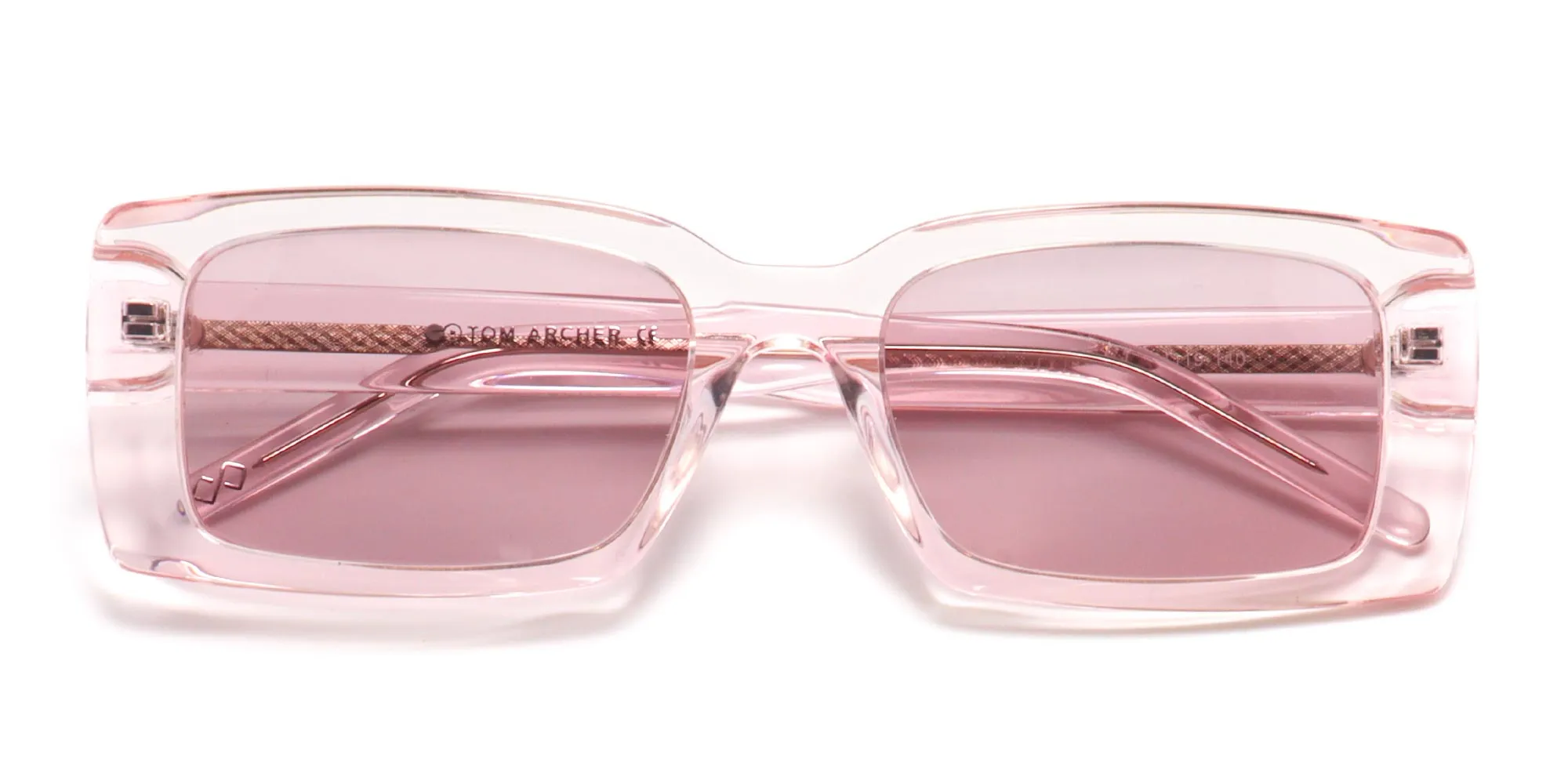 pink rectangle sunglasses for women-2