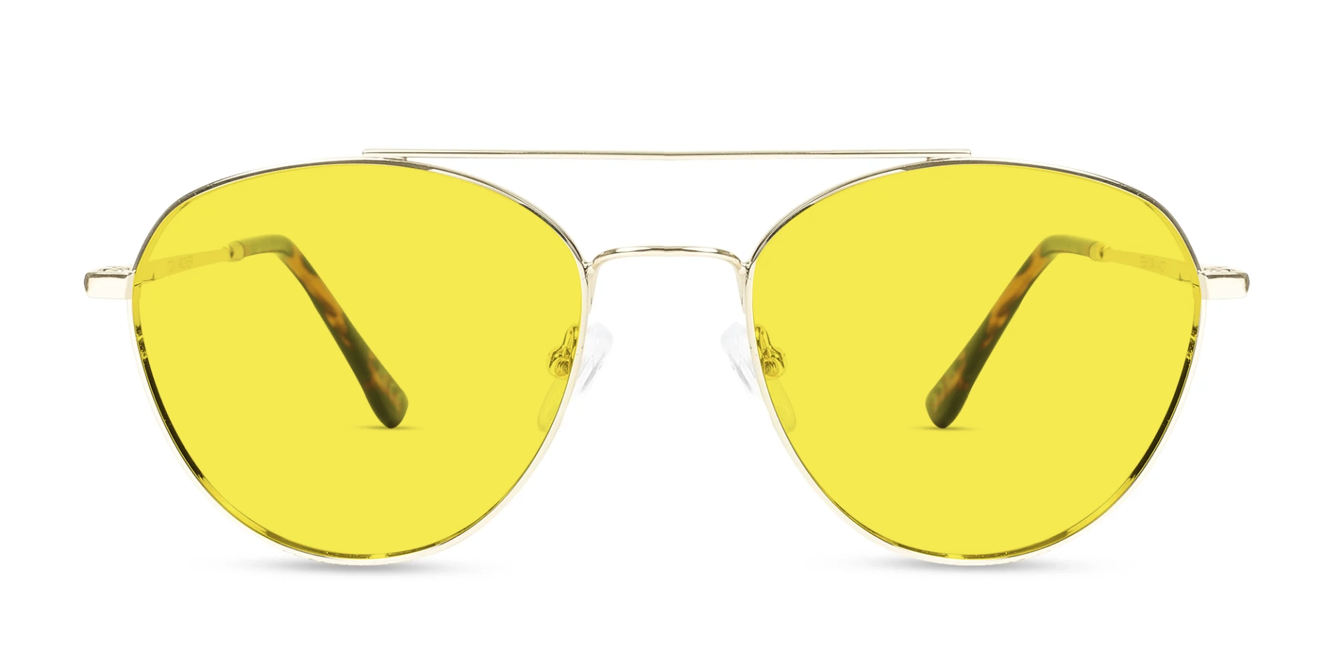 Pilot Gold & Tortoise Metal Sunglasses