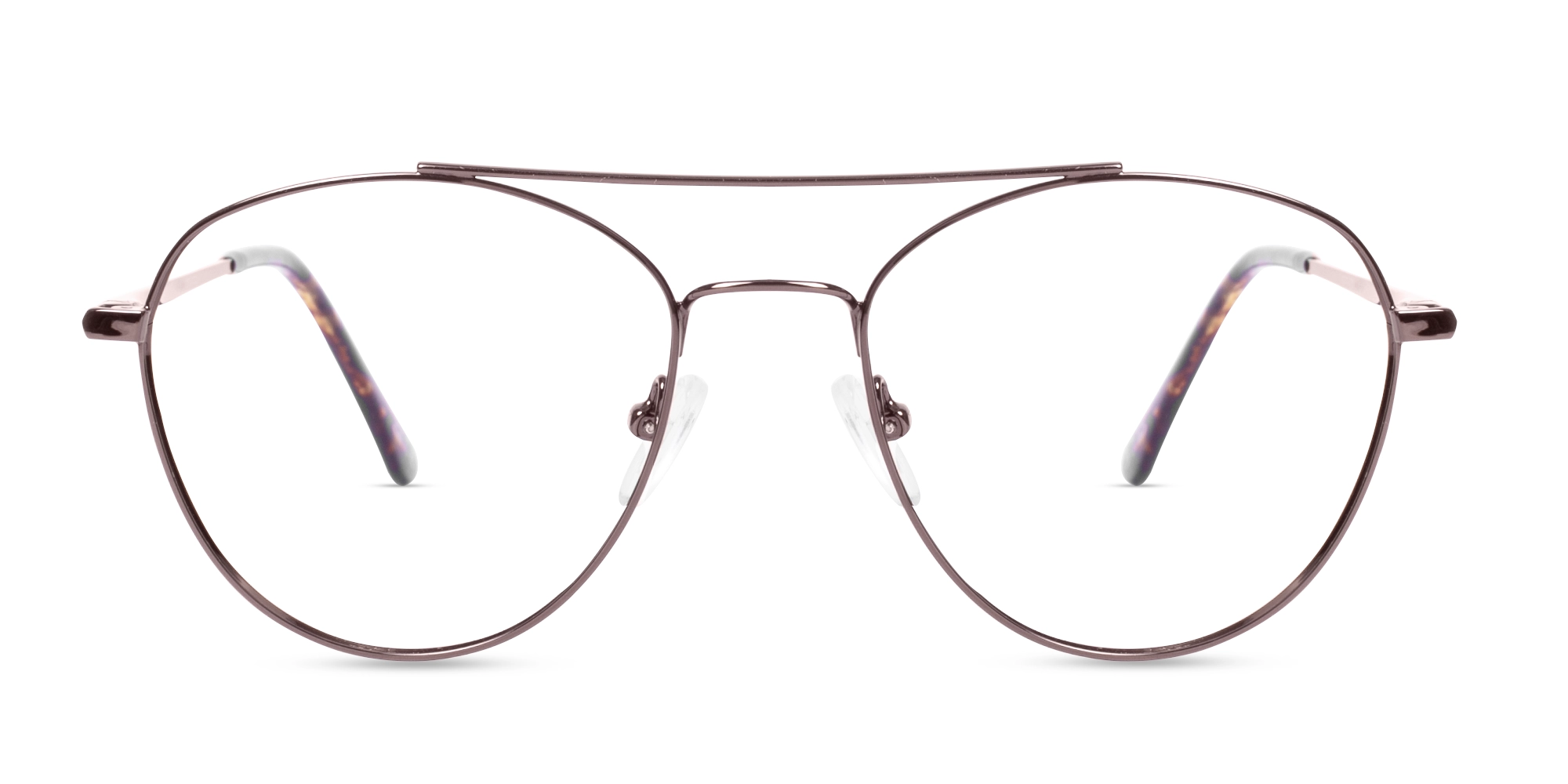 Copper Brown Pilot Double Bridge Glasses-1