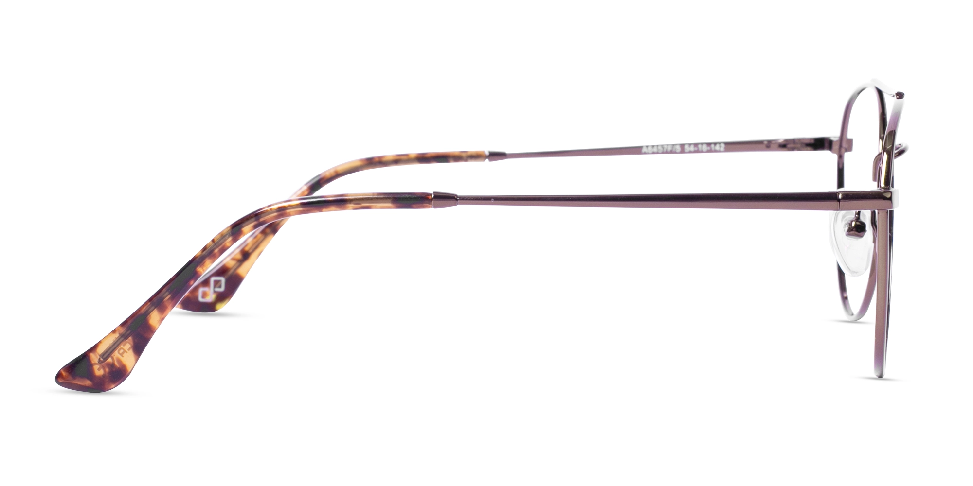 Copper Brown Pilot Double Bridge Glasses-4