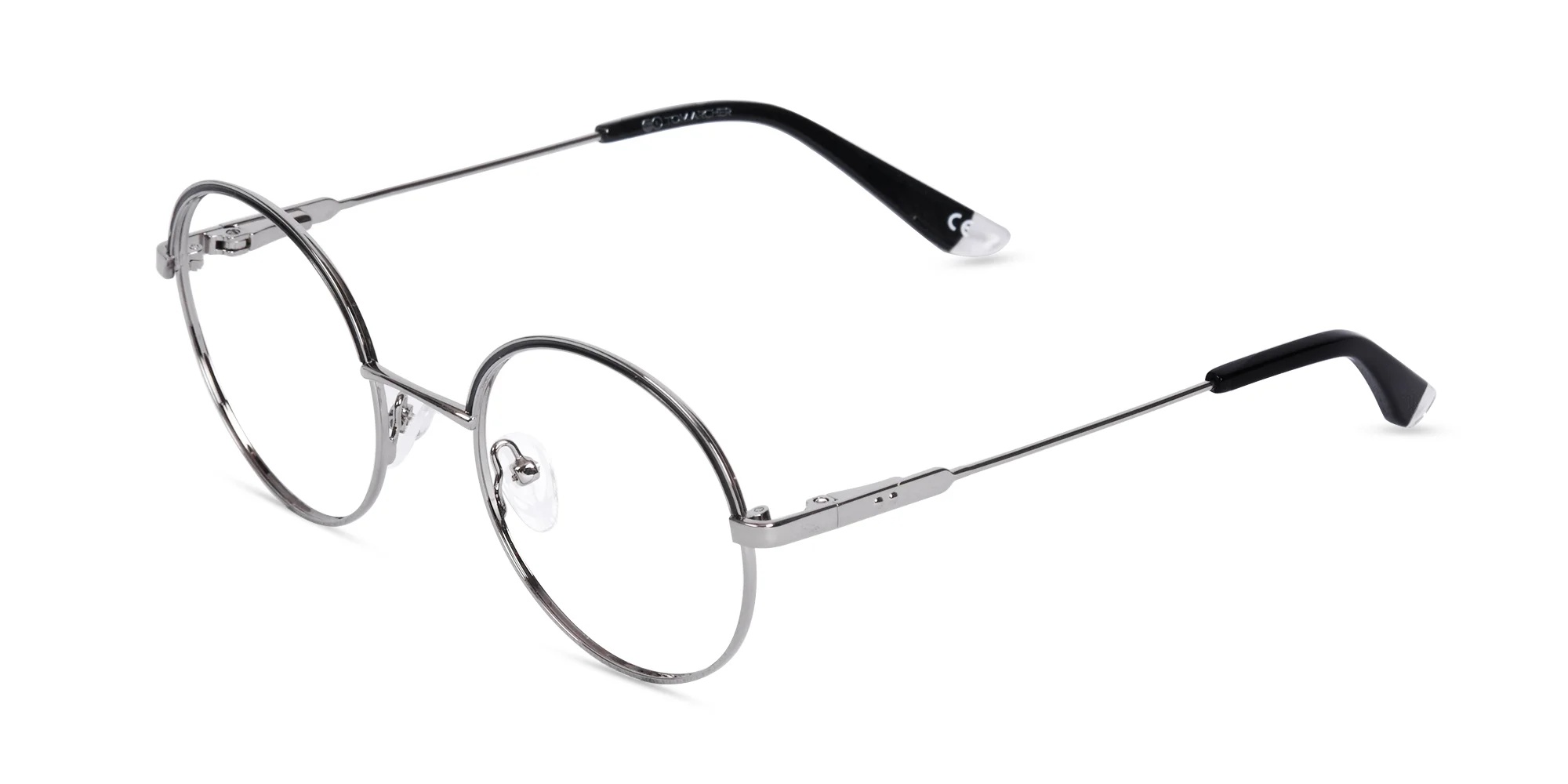 Tiny Round Glasses Metal-3