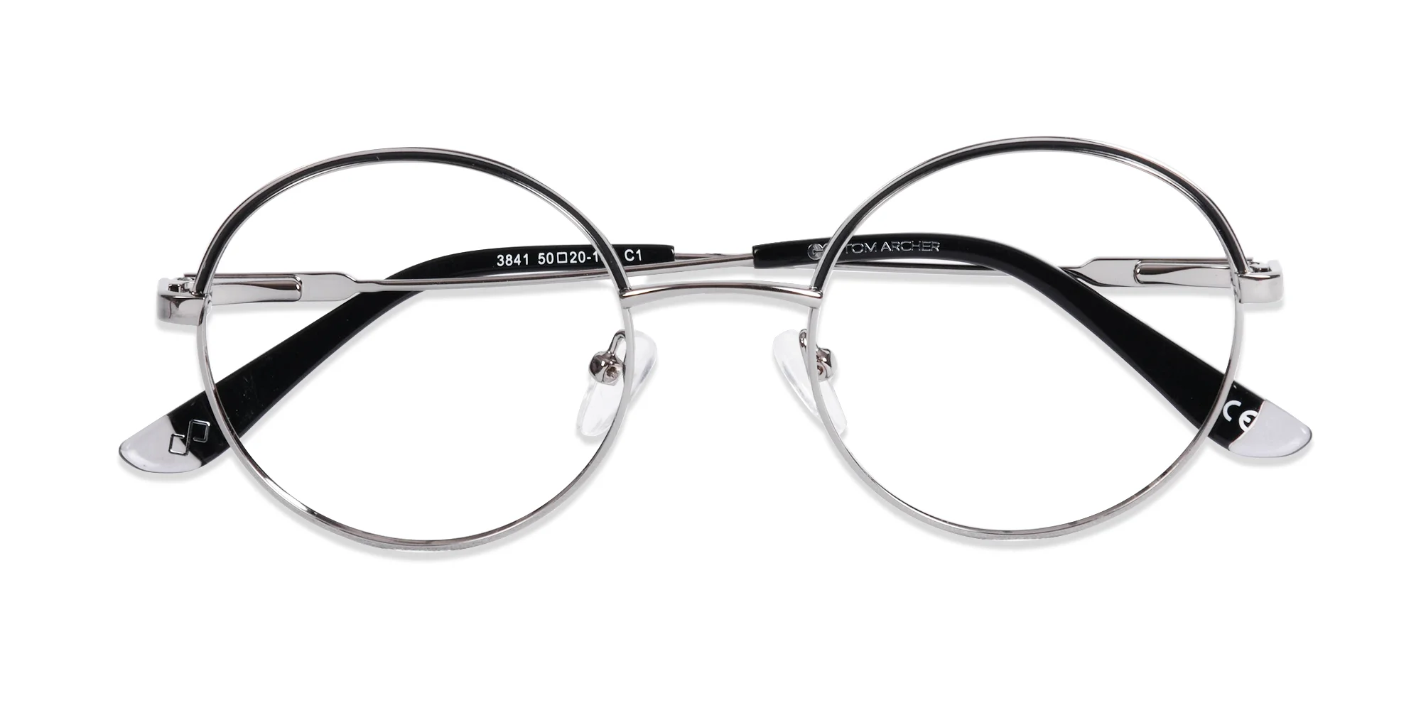 Tiny Round Glasses Metal-6