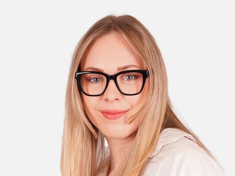Square Black Sunglasses for Men and Women-2