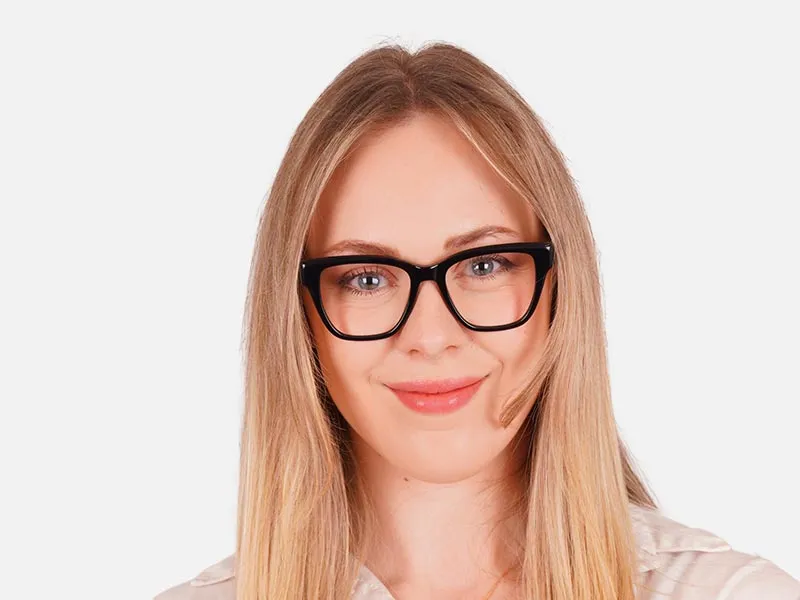 Square Black Sunglasses for Men and Women-2