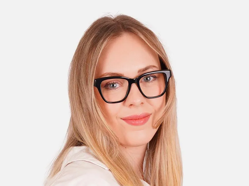 Square Black Sunglasses for Men and Women-2