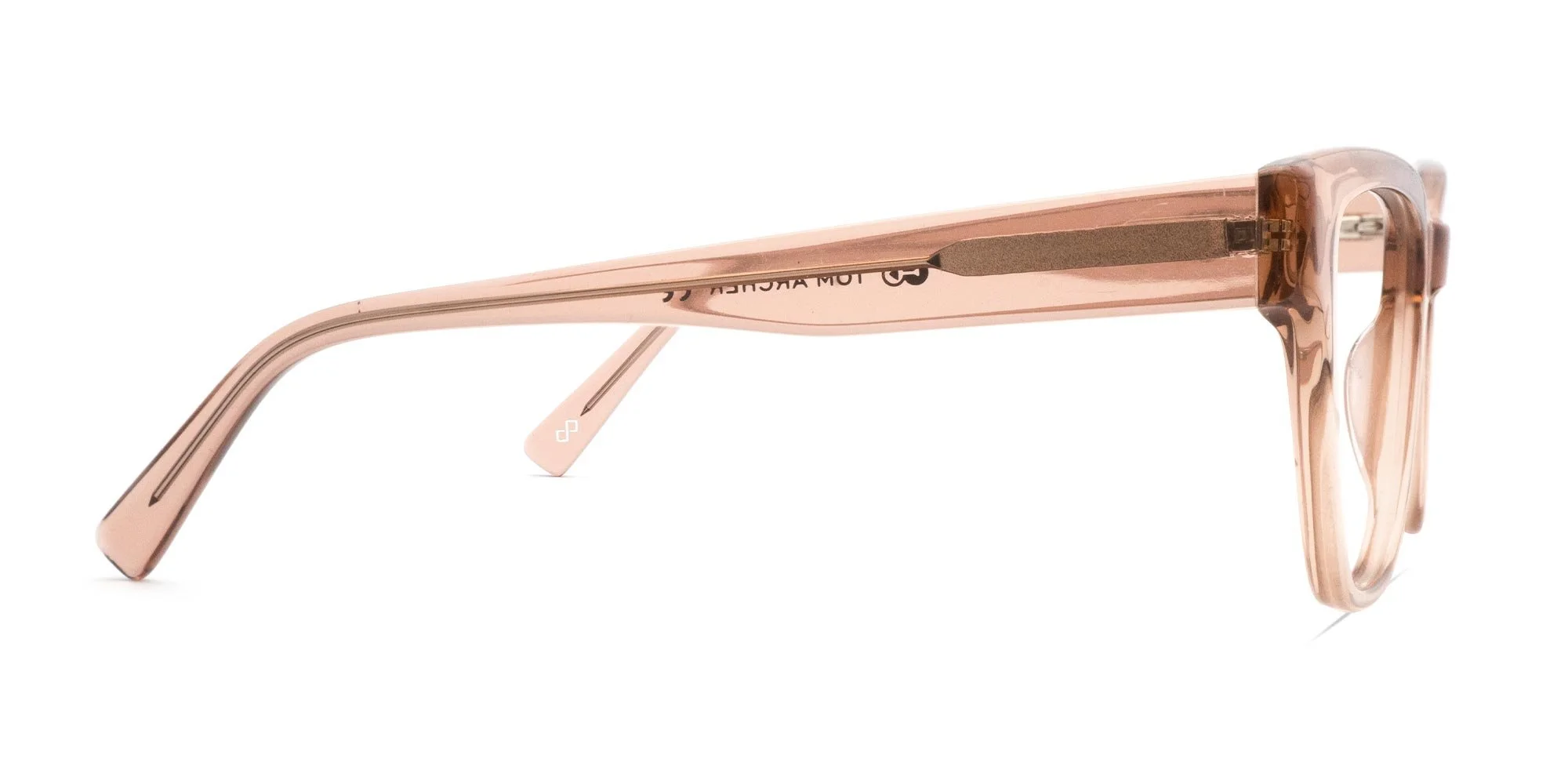 Crystal Brown Square Eyeglasses-2