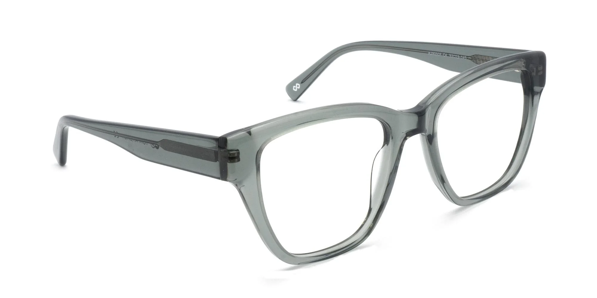 Crystal Grey Square Glasses-2