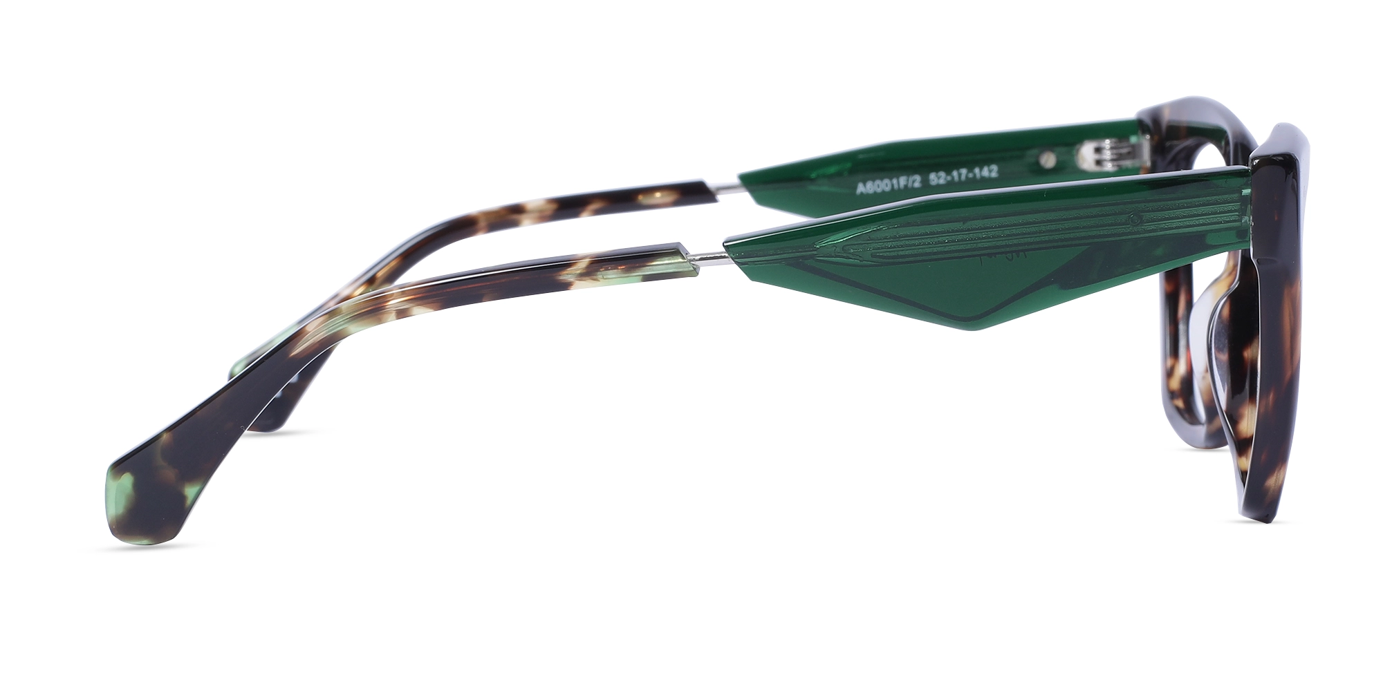 Dark Tortoise Square Cateye Glasses-4
