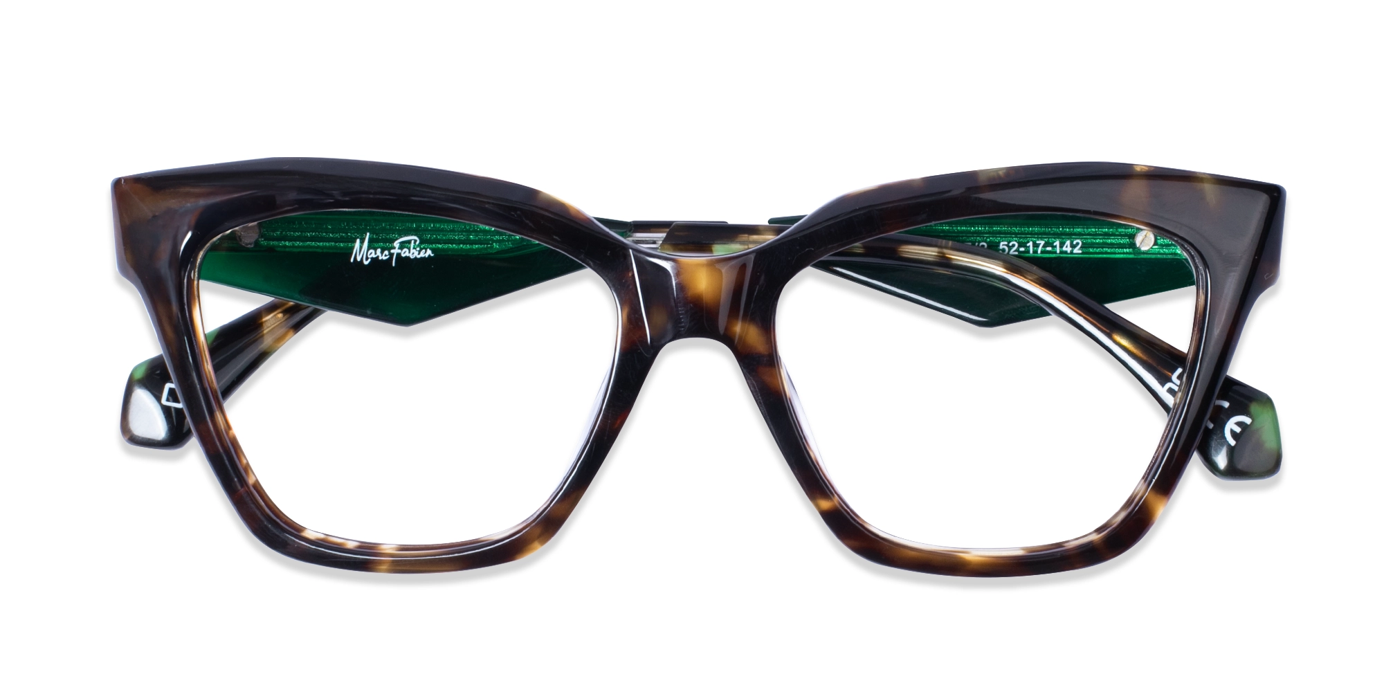 Dark Tortoise Square Cateye Glasses-6