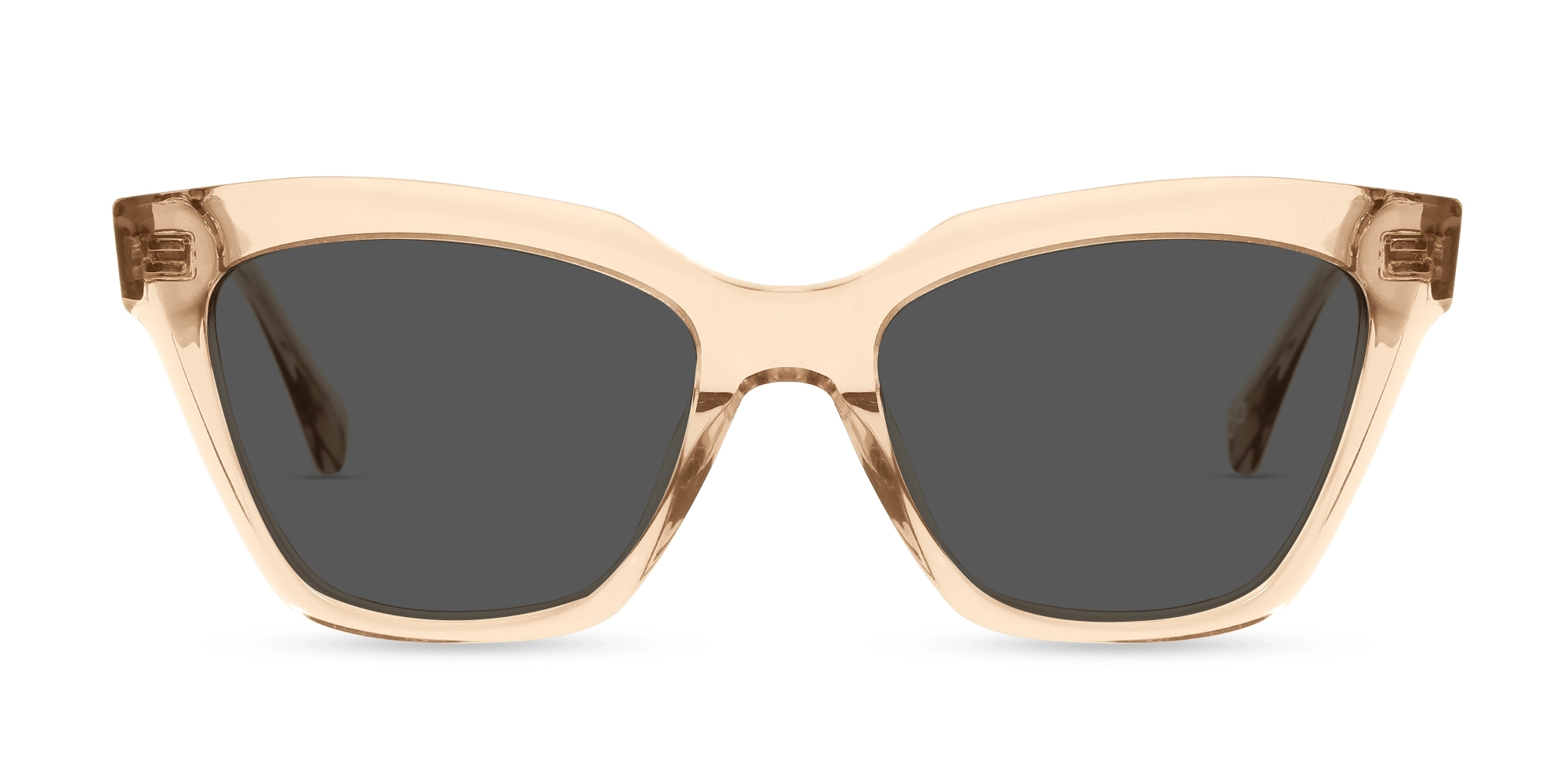 Dark Grey Tint Square Full Rim Sunglasses-1 Dark Grey Tint Square Full Rim Sunglasses-1