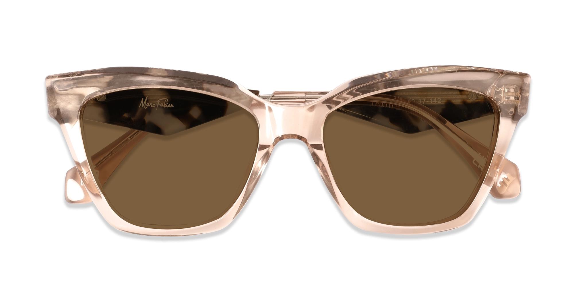 Square Acetate Brown Tinted Sunglasses-6
