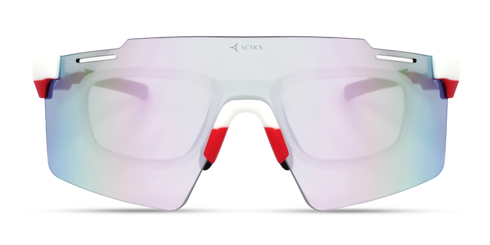 White Sports Sunglasses With Prescription Lenses-7