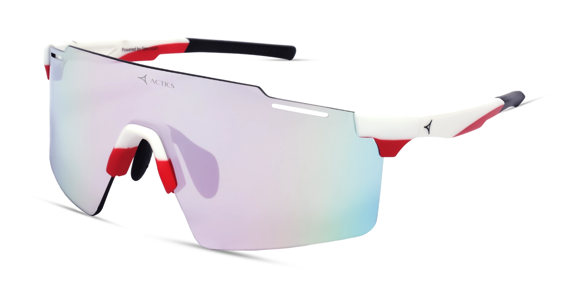 White Sports Sunglasses With Prescription Lenses-7