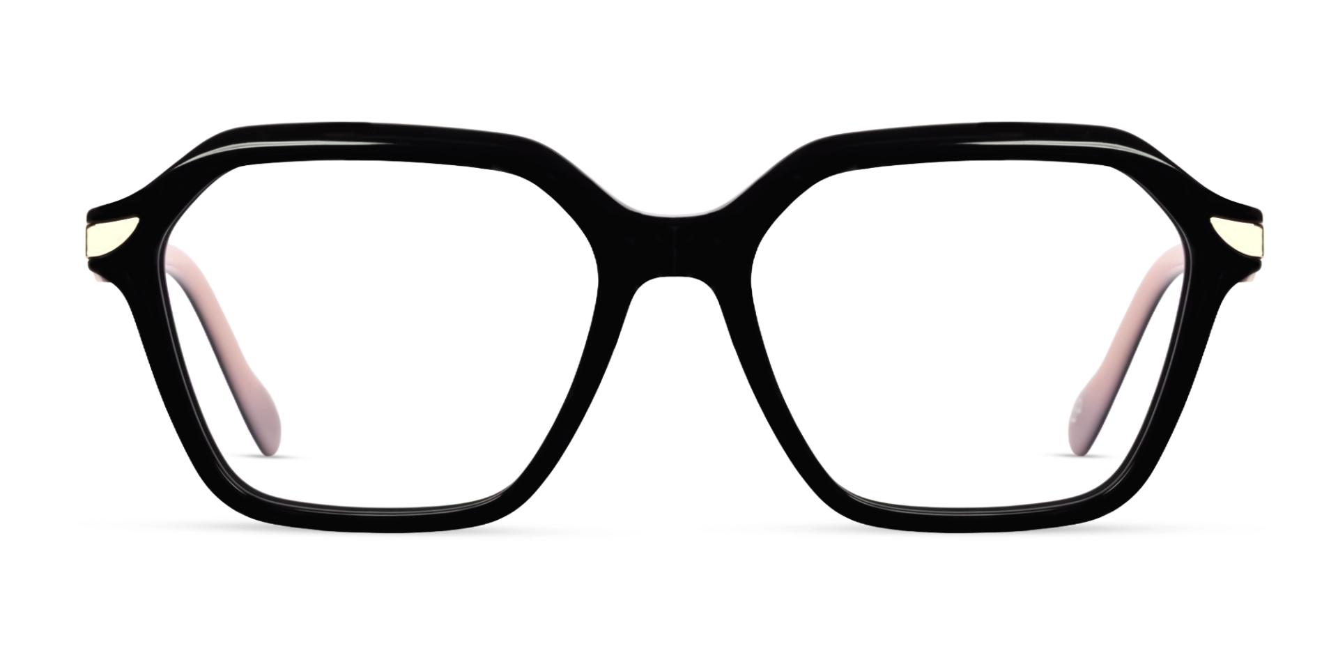 Acetate Square Black Fullrim Glasses Acetate Square Black Fullrim Glasses