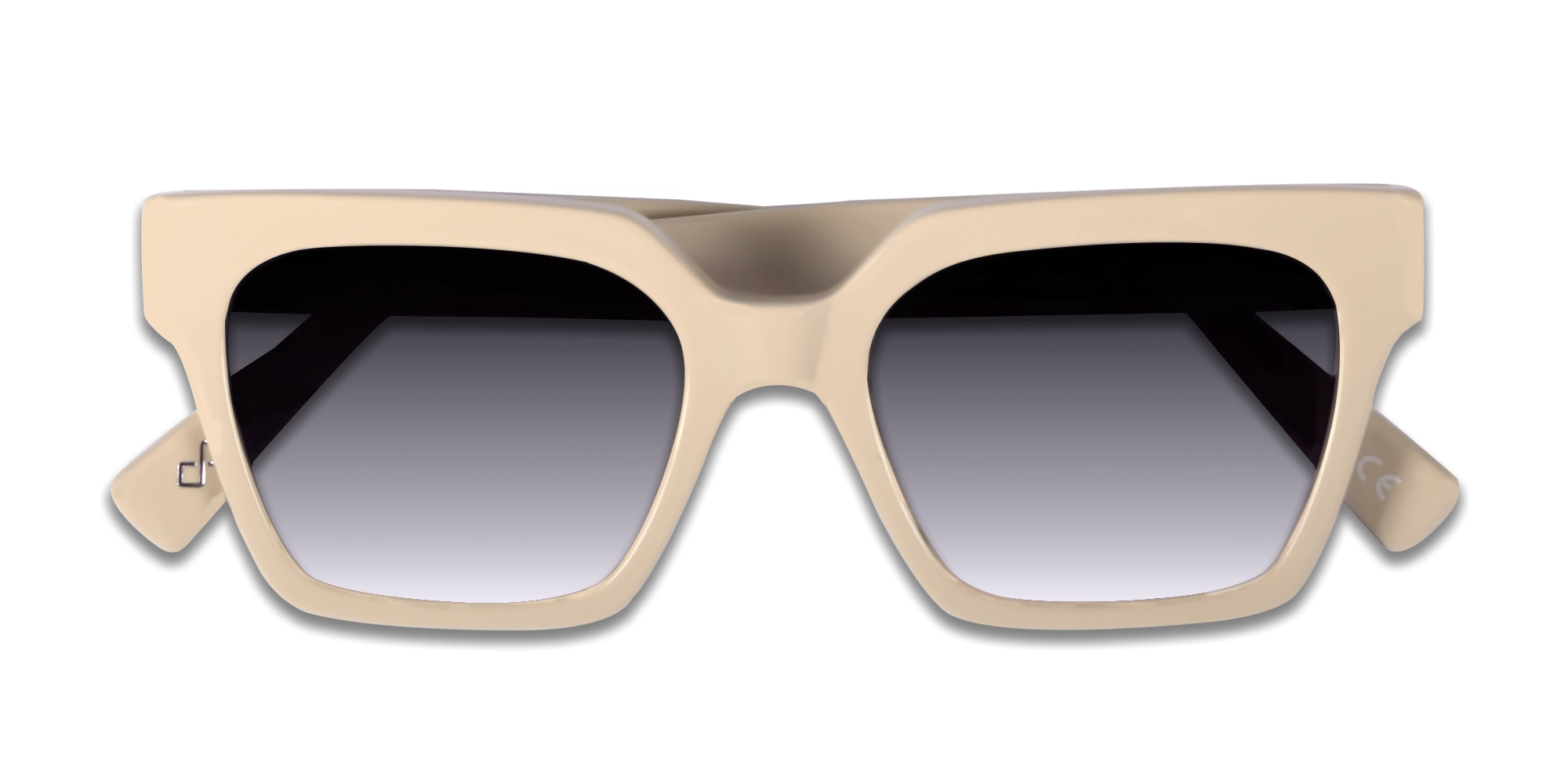 Bisque Acetate Square Full Rim Glasses-6