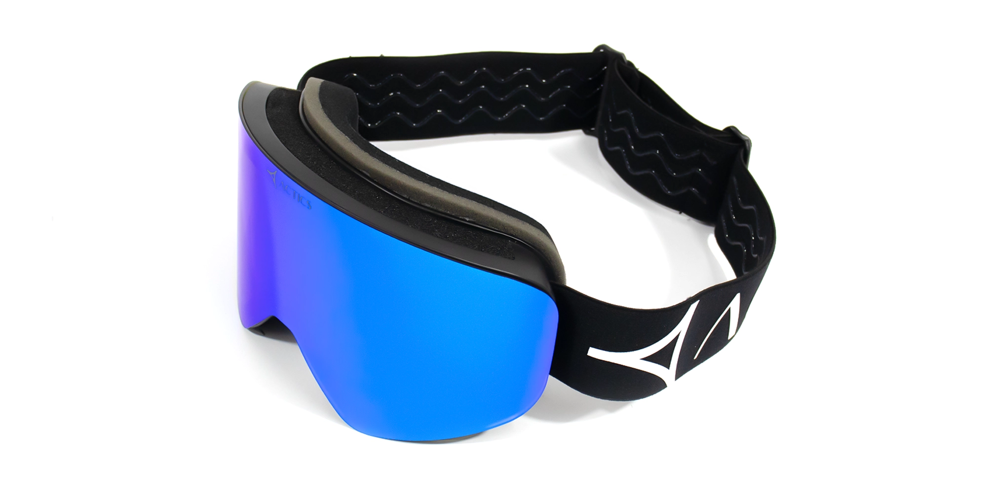 Black TPU Ski Goggles With Revo Lenses - 2