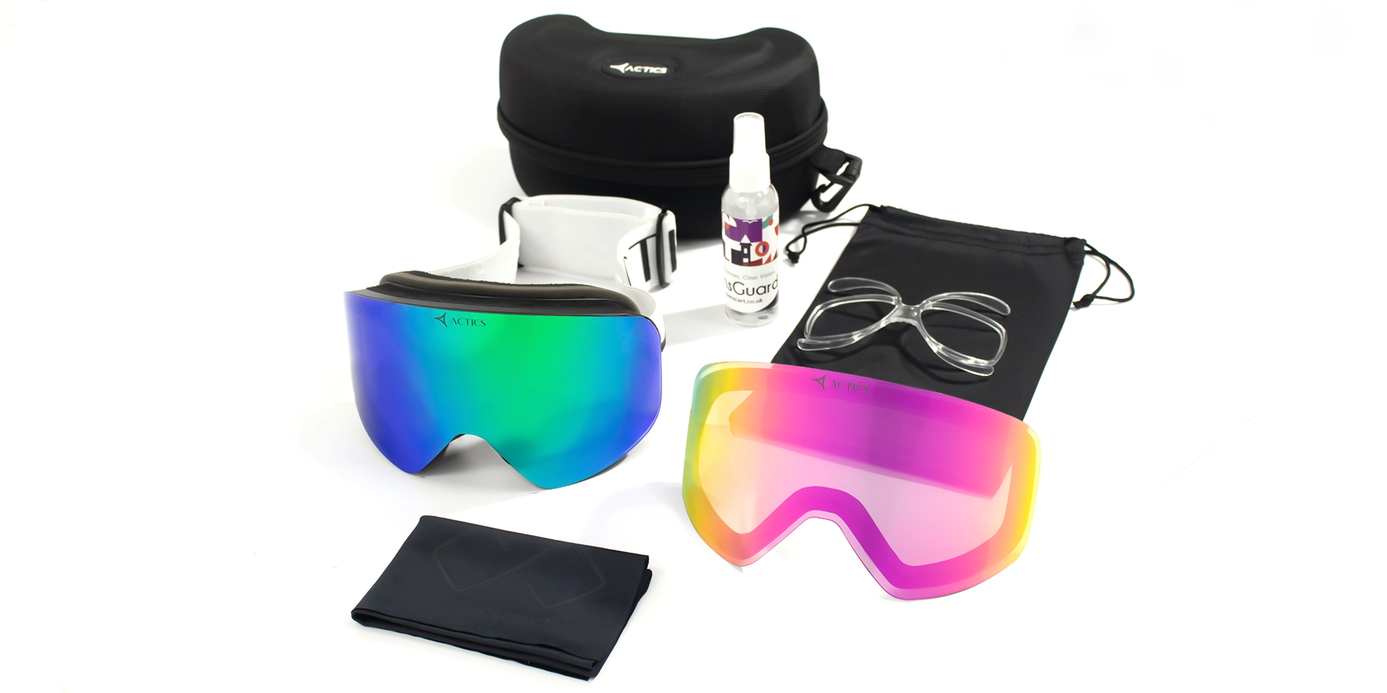 Black FALCON Ski Goggles - 5