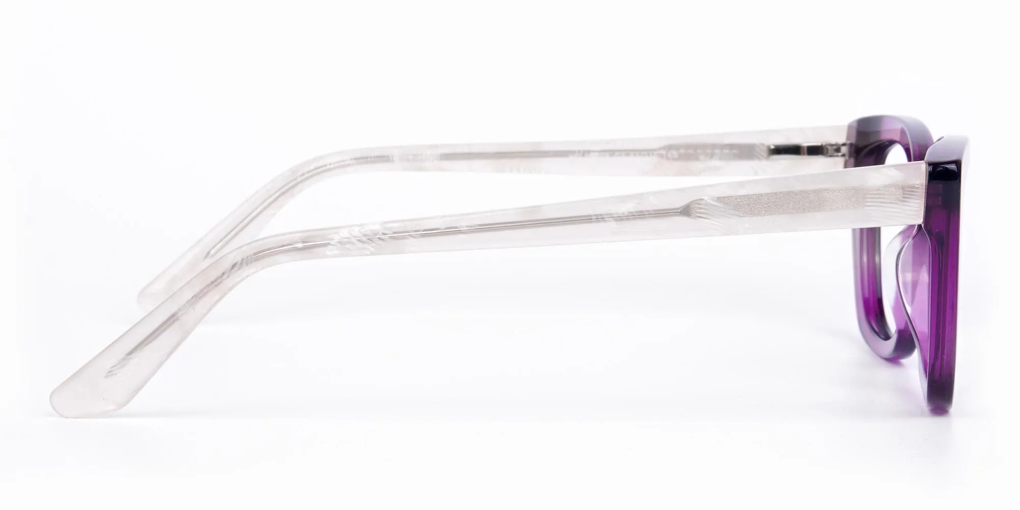 Wine Purple Cat Eye Glasses-7