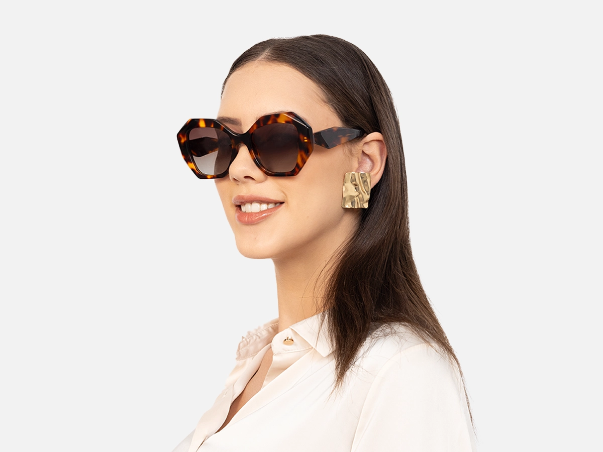 Oversized Tortoise Shell Sunglasses-52