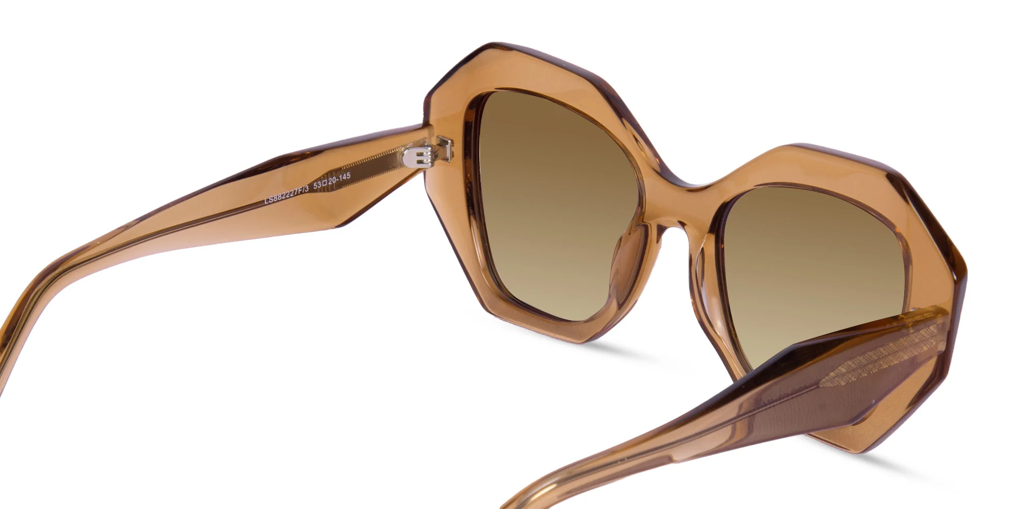 Oversized Brown Sunglasses-5
