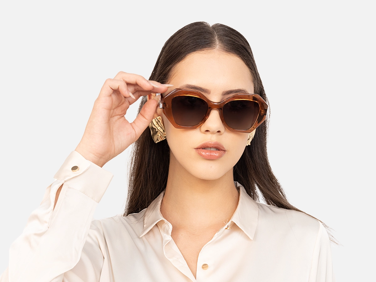 Oversized Brown Sunglasses-51