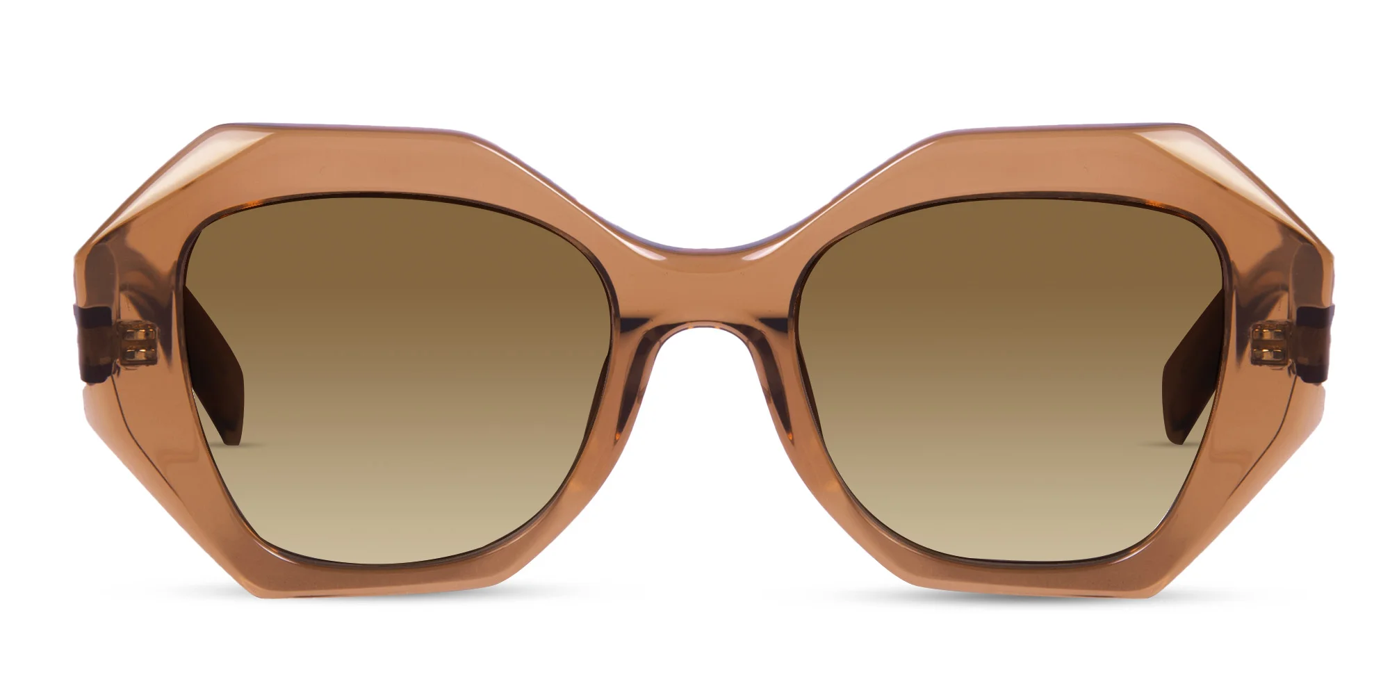 Oversized Brown Sunglasses-1