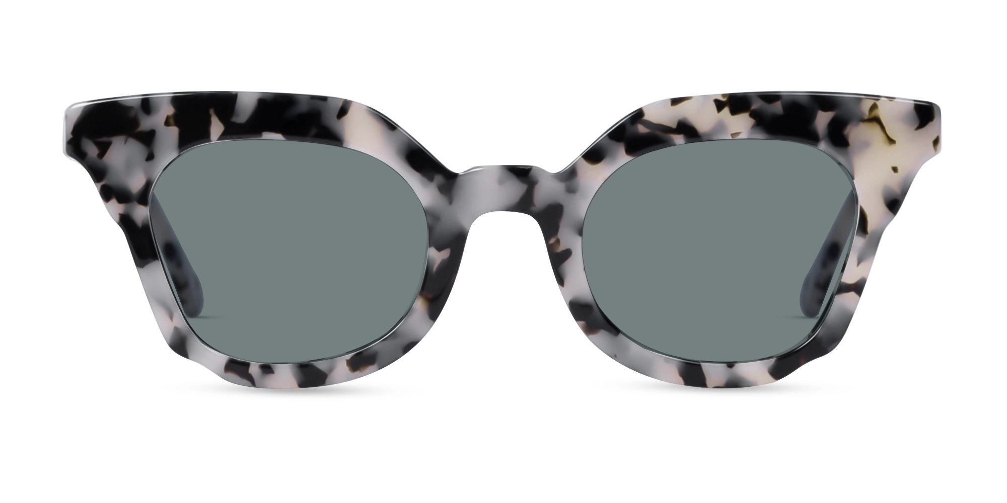 Full Rim Cat-Eye Dark Grey Tinted Sunglasses-1 Full Rim Cat-Eye Dark Grey Tinted Sunglasses-1