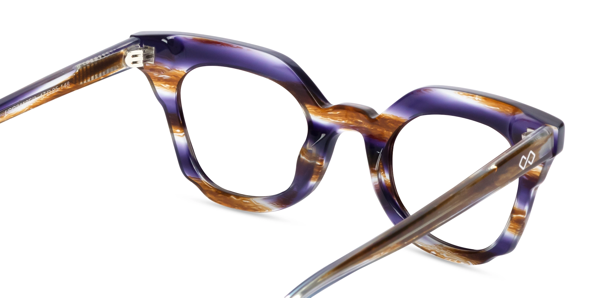 Galaxy Marble Cat-Eye Glasses