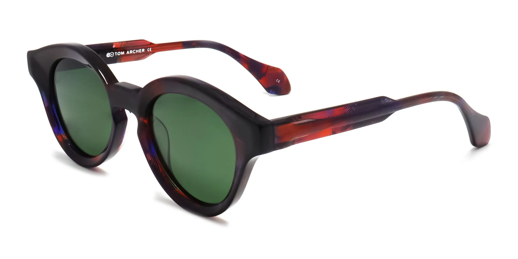 circle tortoise shell glasses-2