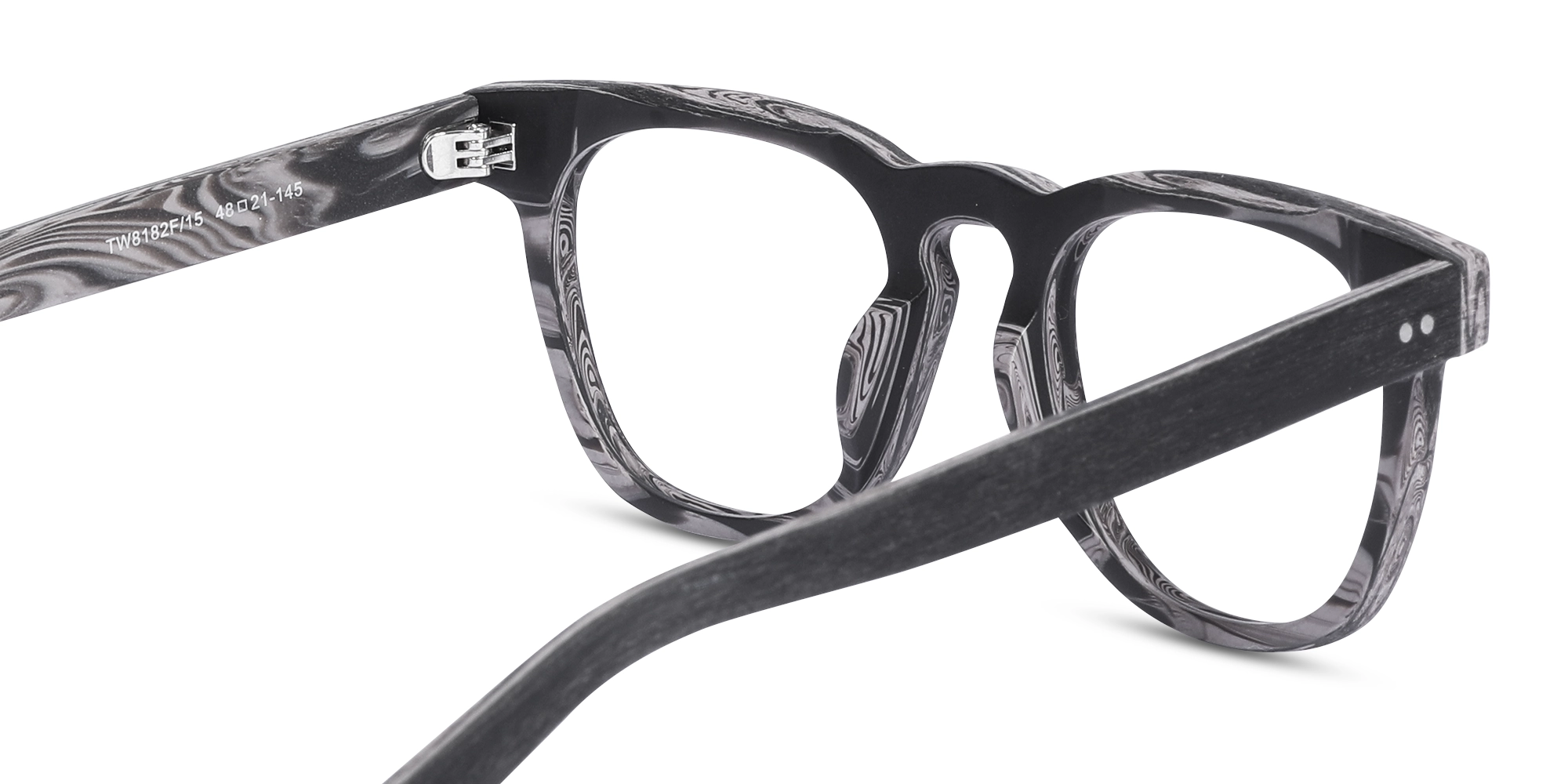 Wooden Full Rim Keyhole Bridge Glasses 5