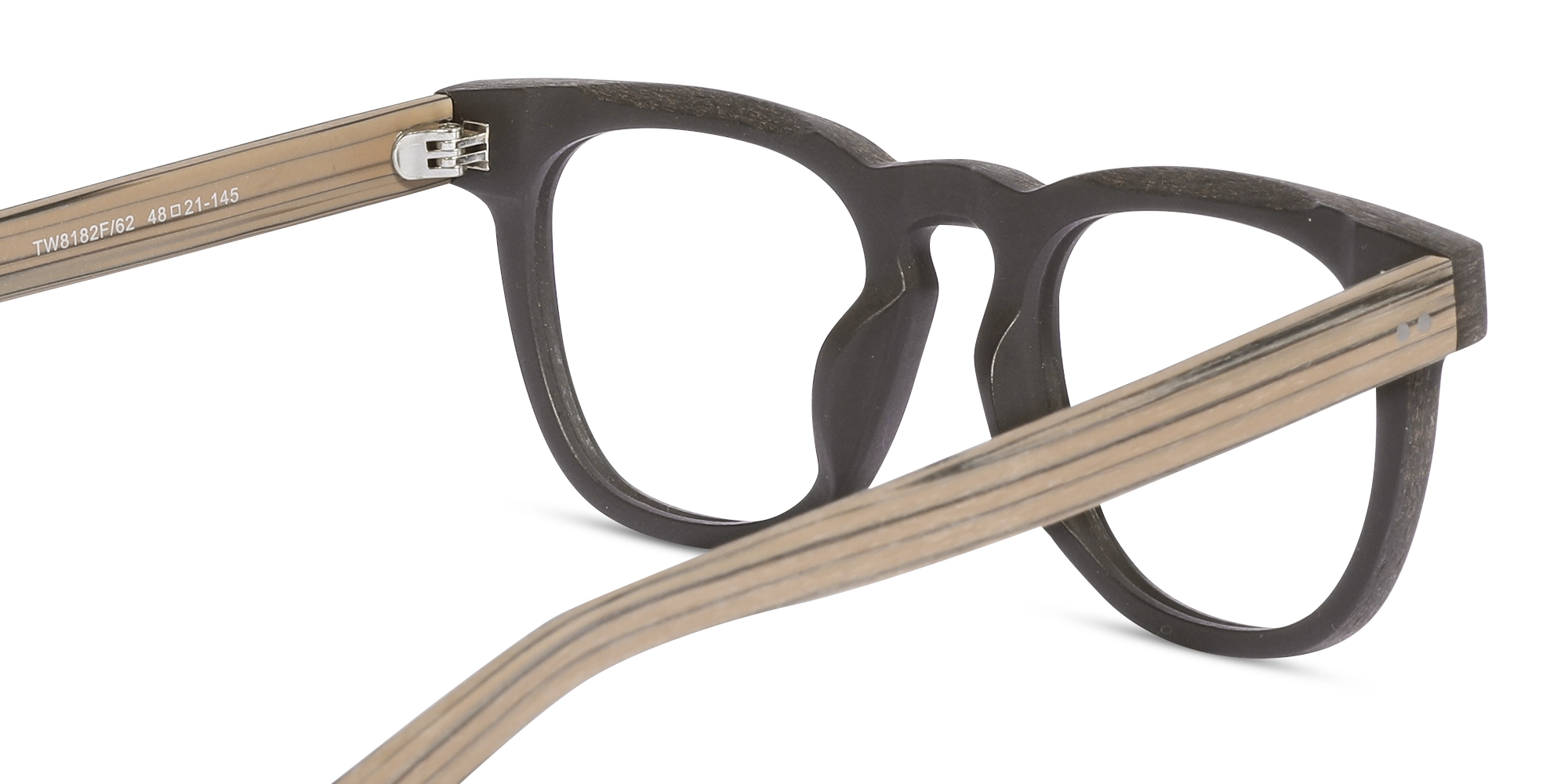 Wooden Square Keyhole Bridge Glasses 5