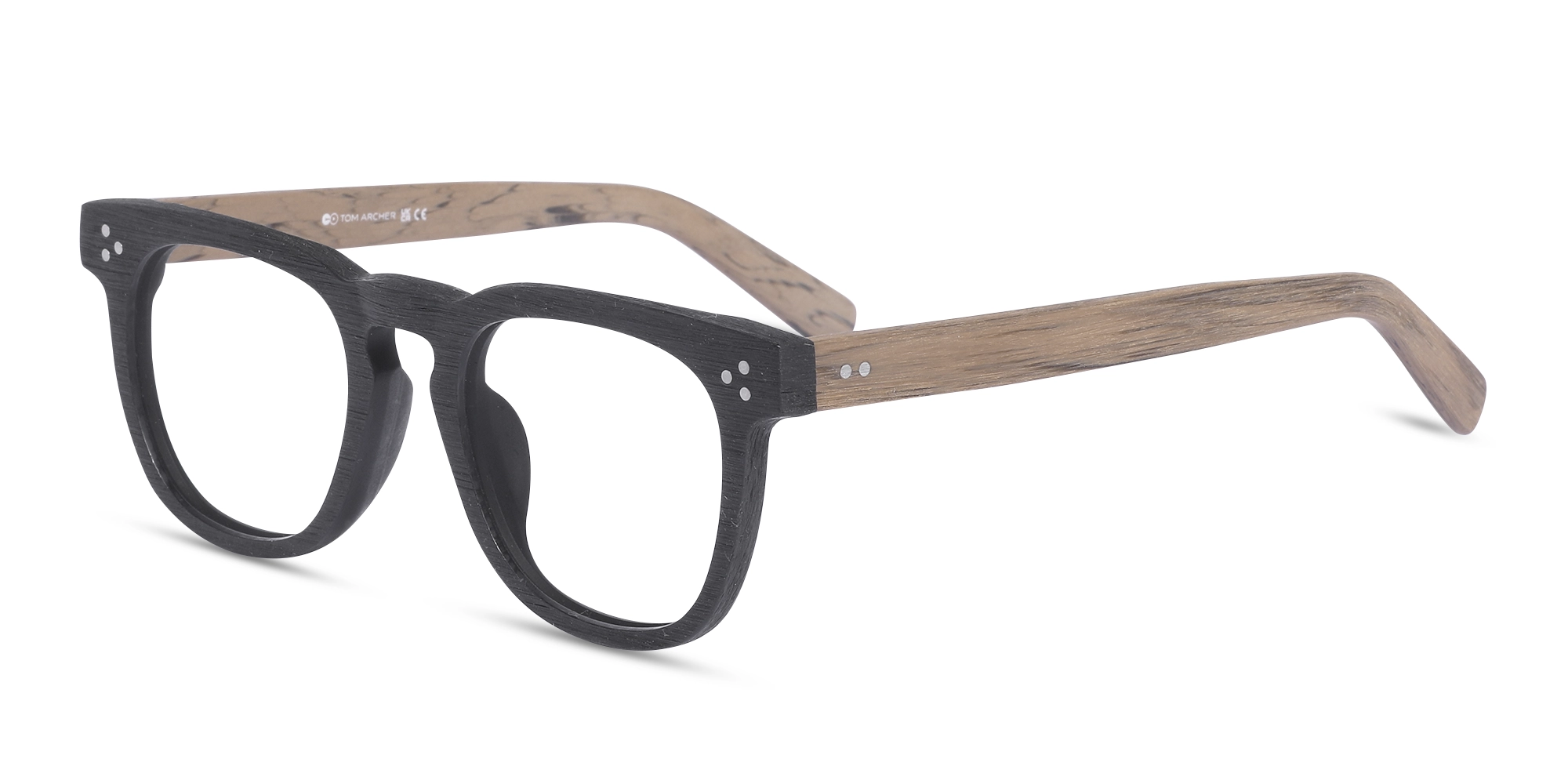 Black Keyhole Wooden Glasses 3