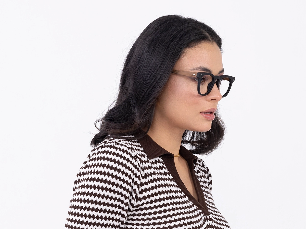 Black Keyhole Wooden Glasses52