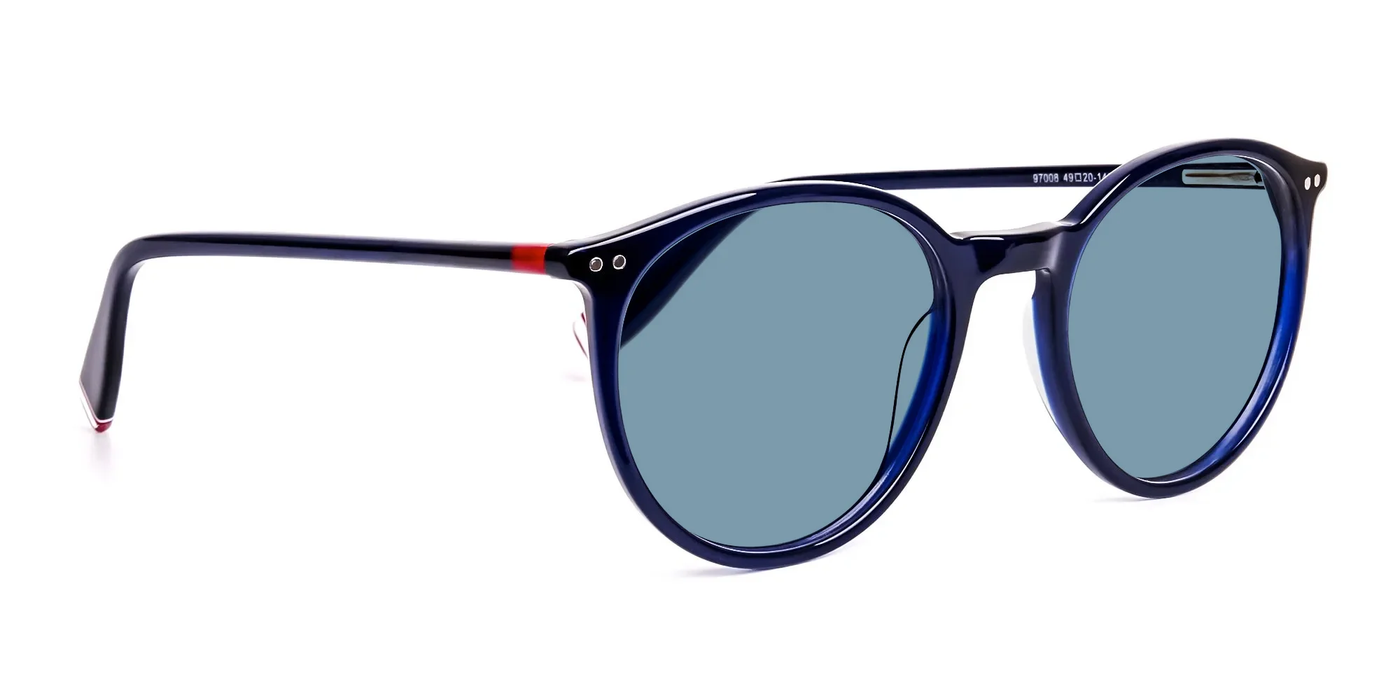 Full Rim Round Sunglasses-2