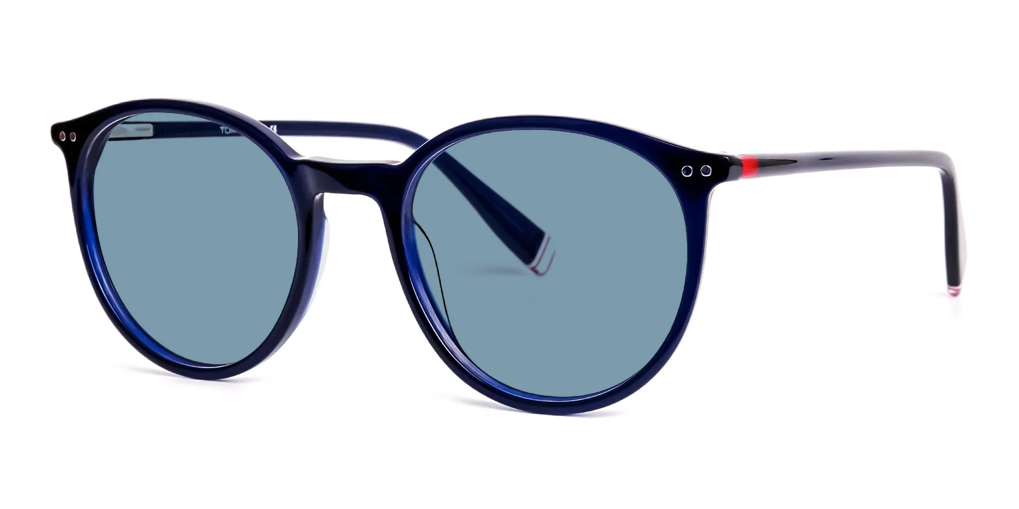 Full Rim Round Sunglasses-3