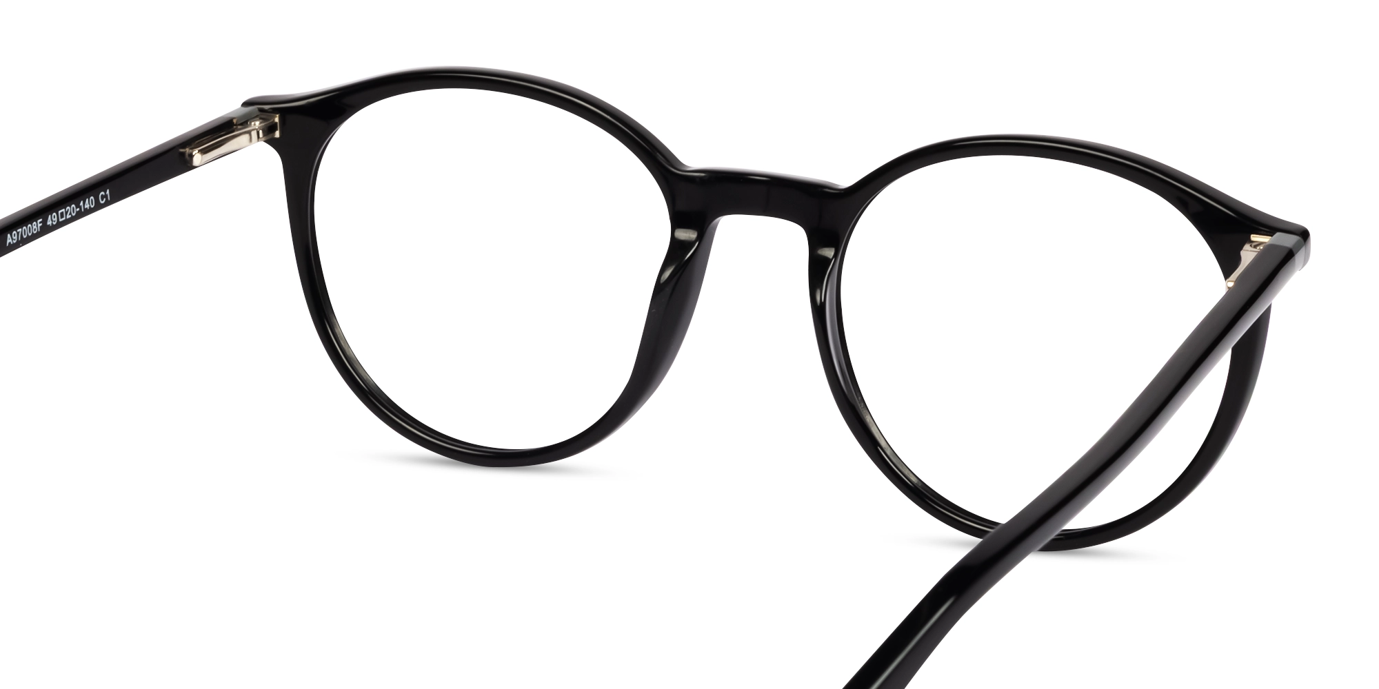 shiny black round glasses frames-5