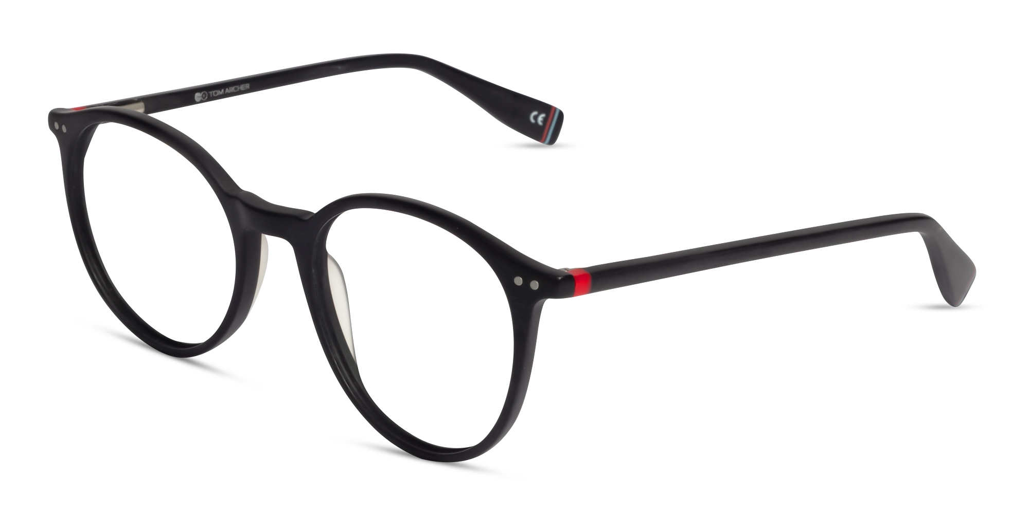 Matte Dark Grey Round Glasses frames-21