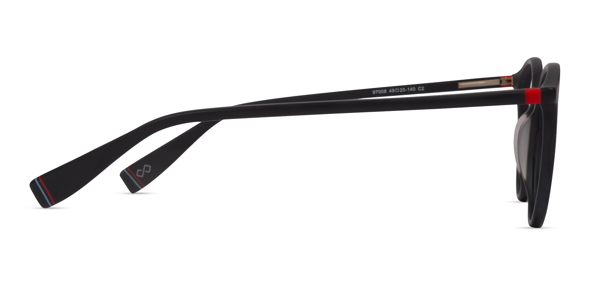 Matte Dark Grey Round Glasses frames-21