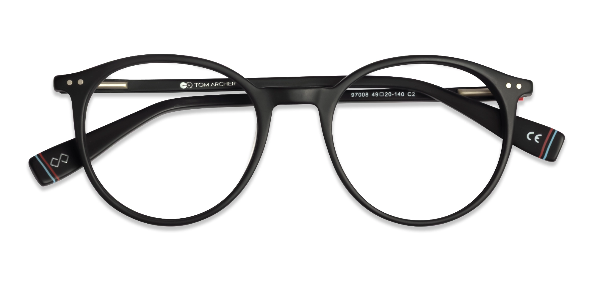 Matte Dark Grey Round Glasses frames-21