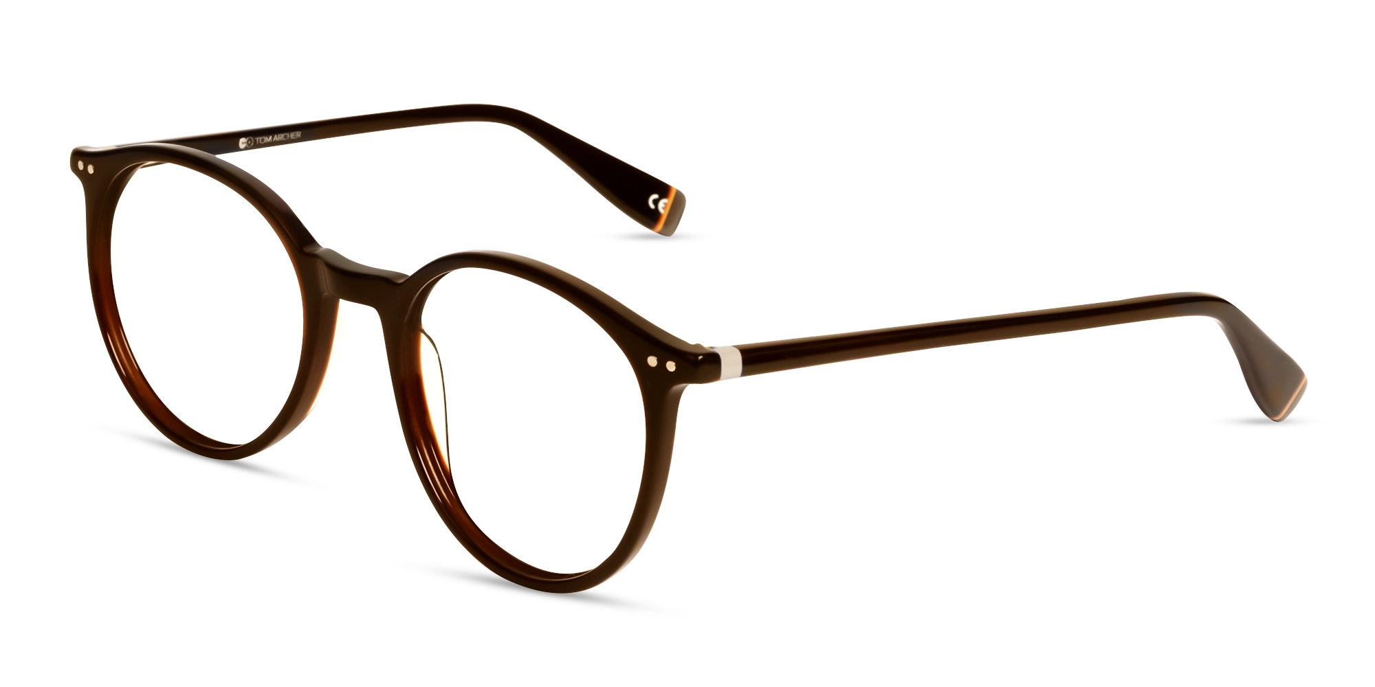 dark brown round full rim glasses frames-3