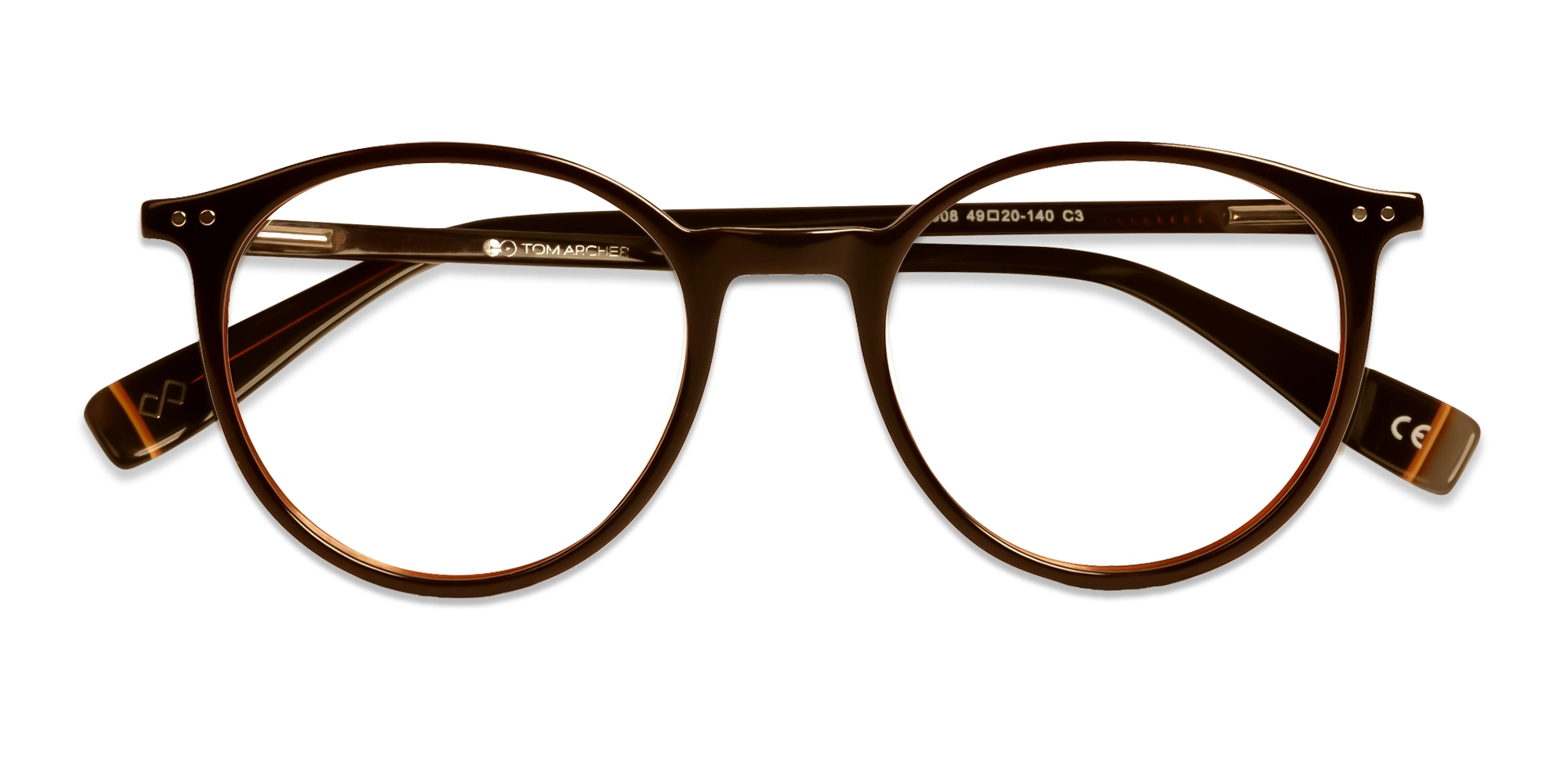 dark brown round full rim glasses frames-6
