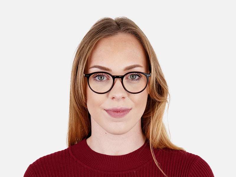 dark brown round full rim glasses frames-18