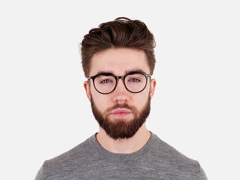 dark brown round full rim glasses frames-11
