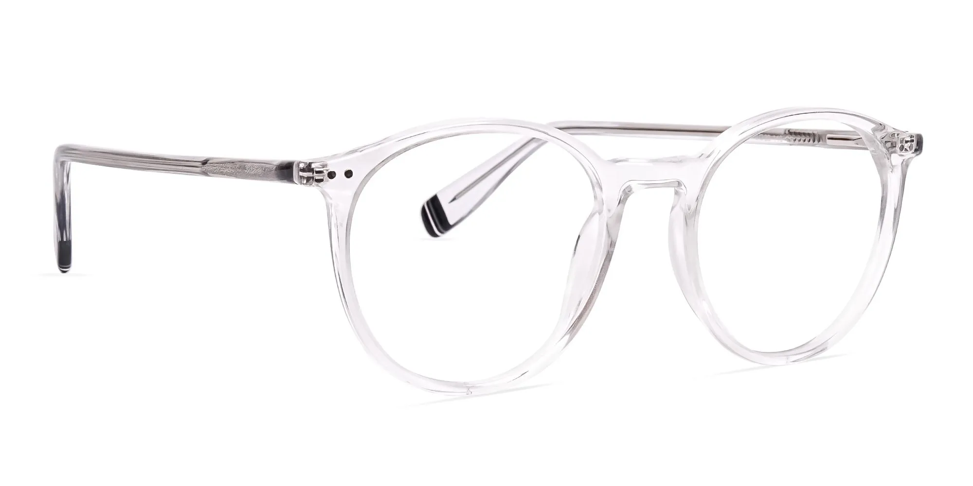 transparent round shape glasses-18