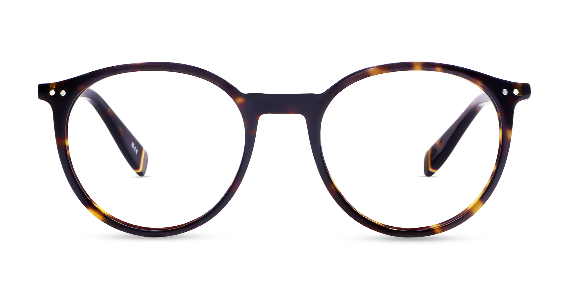 Dark Tortoise Round Full rim Glasses-1