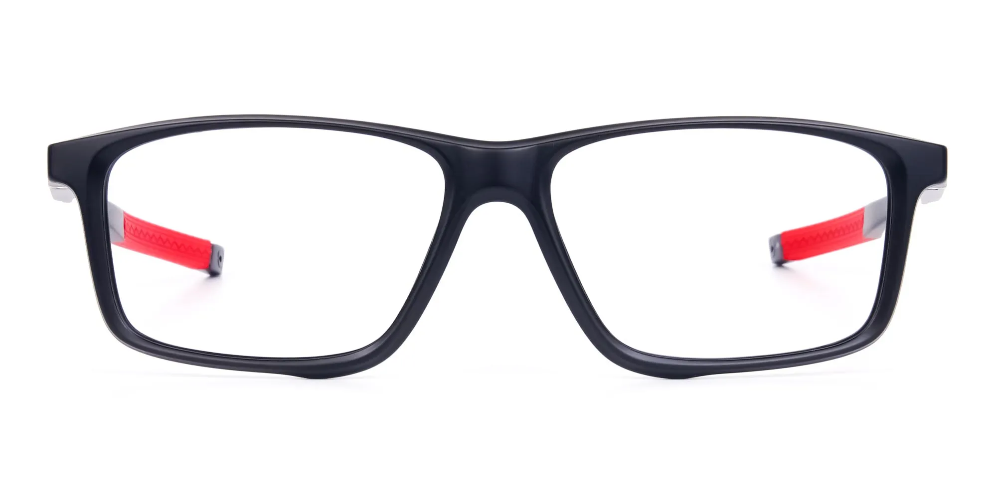 Black and Red Sports Glasses in Rectangle Shape-2