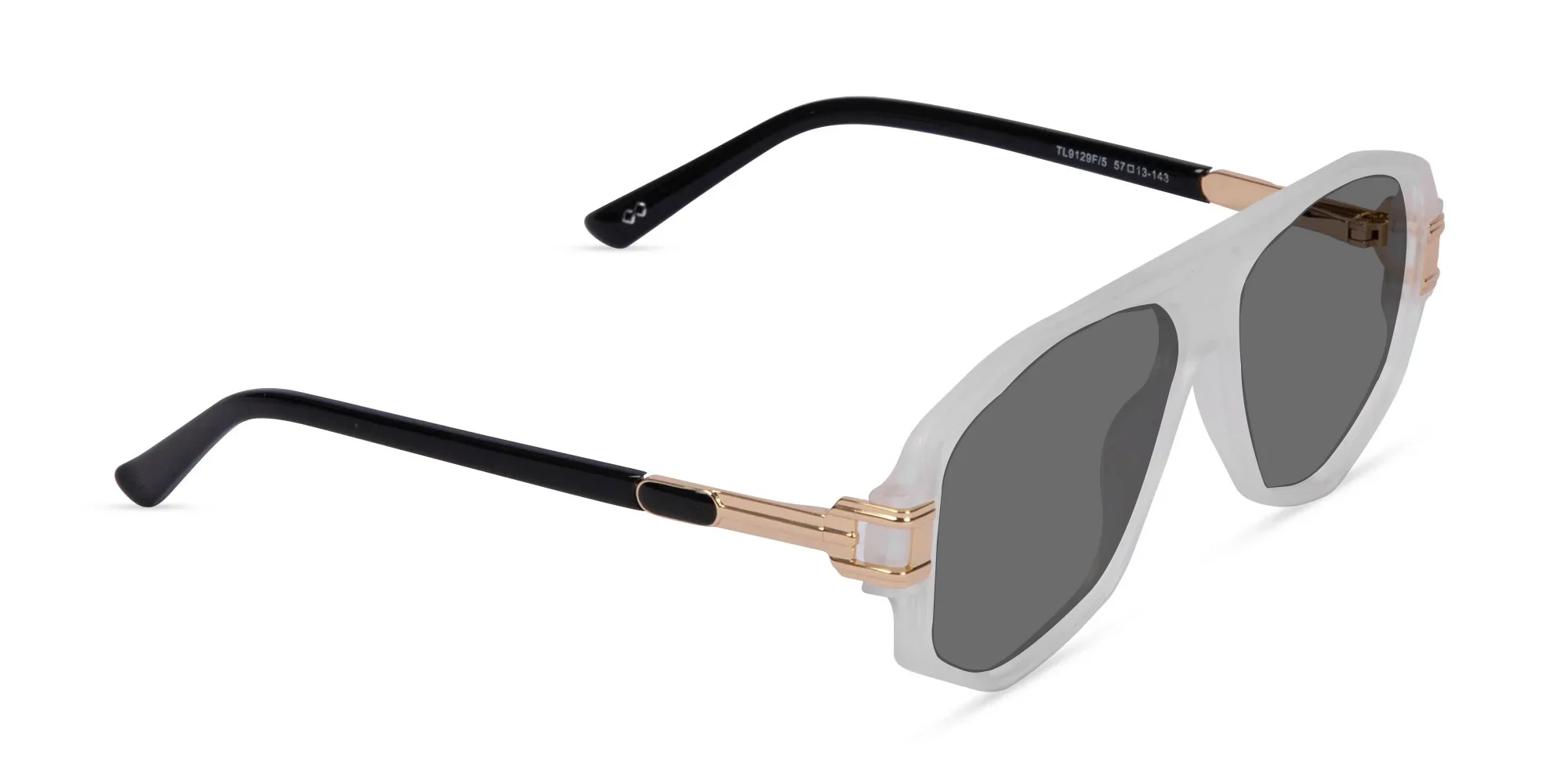 Oversized Flat Top Square Sunglasses-2