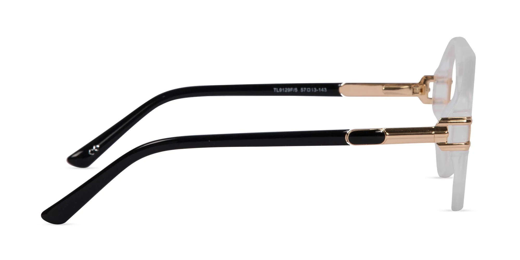 Matte Web Gray Geometric Glasses-4